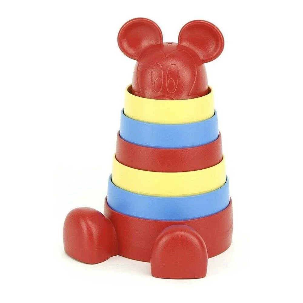 Green Toys Disney Baby Exclusive - Mickey Mouse Stacker, Red
